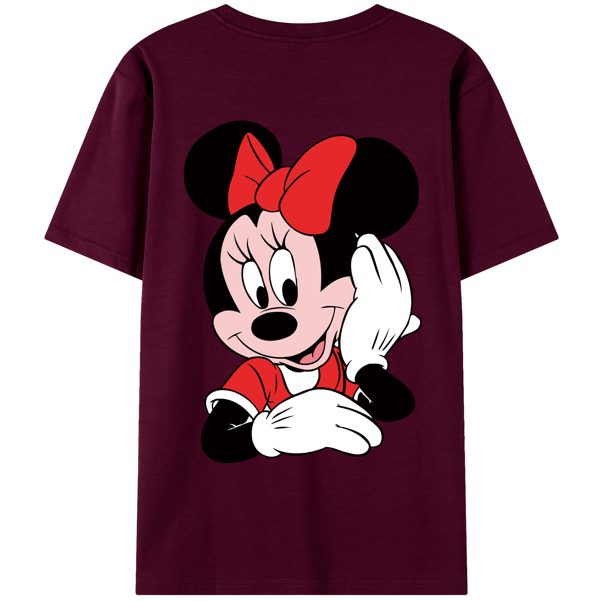 （画像用） ミッキーマウス Mickey Mouse レディース半袖Tシャツ(バックプリント)